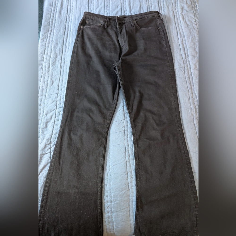 J. Crew Tall Skinny Flare Jeans in Black